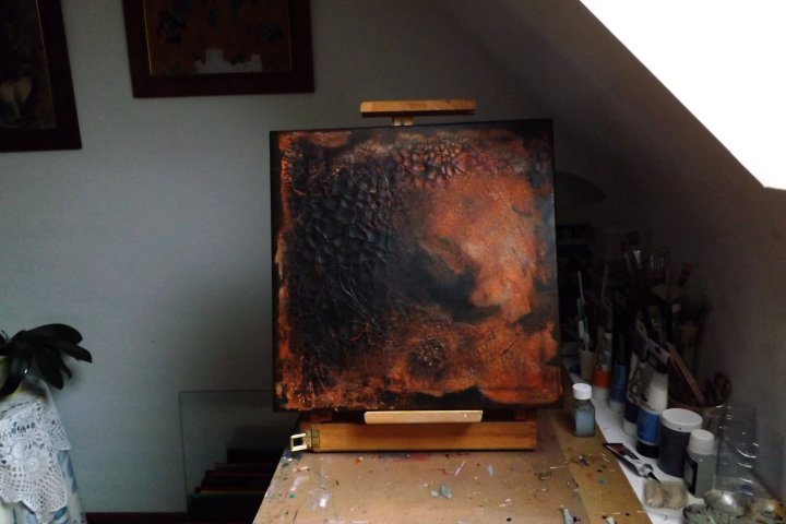 A l'ombre du minotaure-chevalet