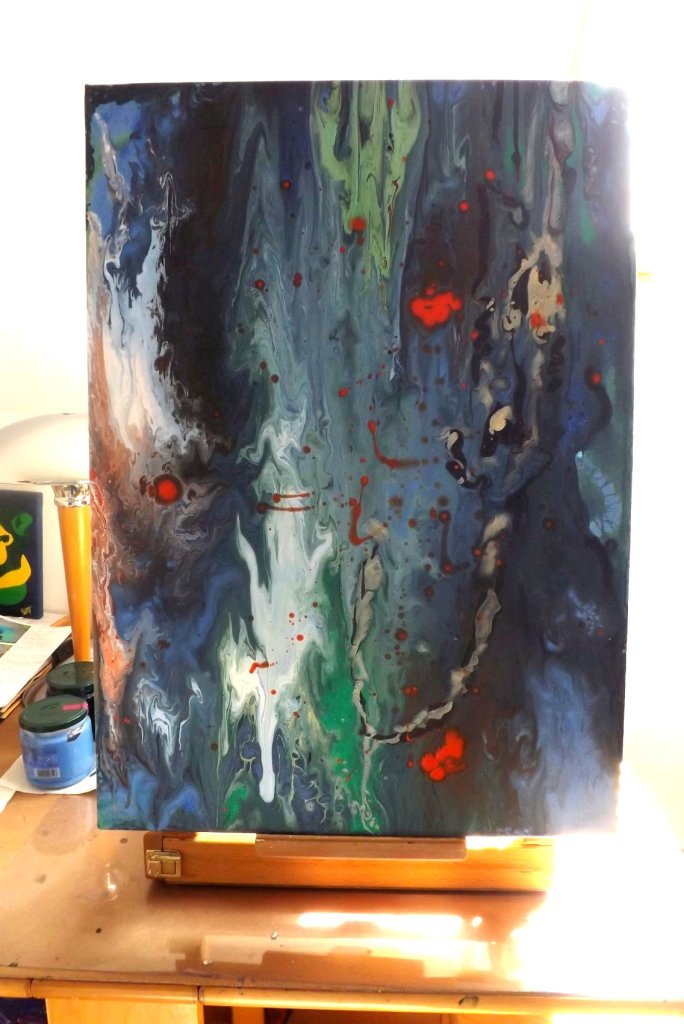 Et au milieu coule une rivière-chevalet