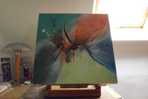 Comme un air de colibri-chevalet